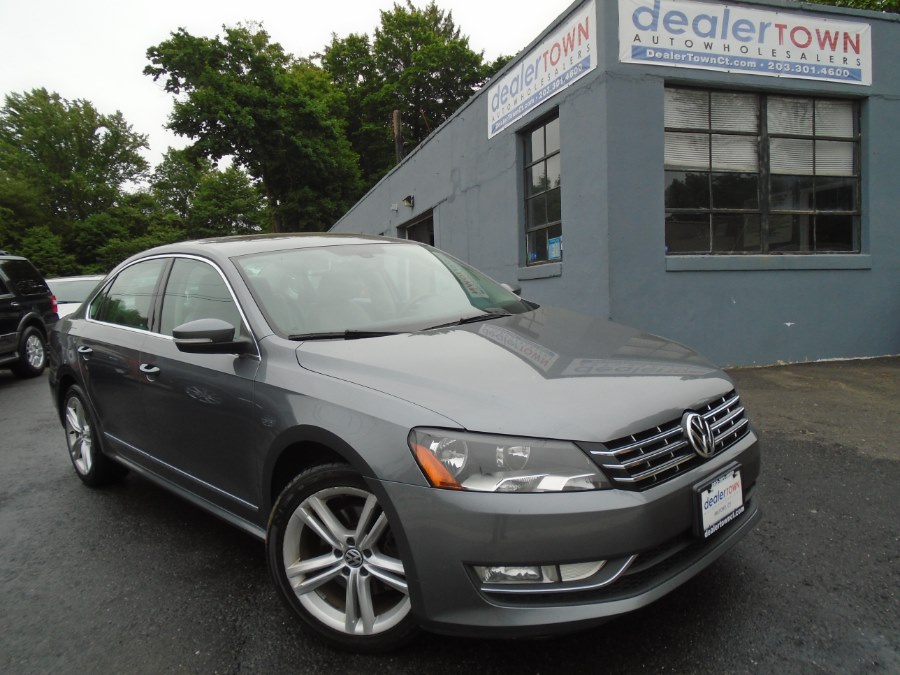 2013 Volkswagen Passat 4dr Sdn 2.0L DSG TDI SE w/Sunroof, available for sale in Milford, Connecticut | Dealertown Auto Wholesalers. Milford, Connecticut