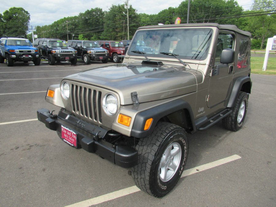 2004 Jeep Wrangler 2dr SE, available for sale in South Windsor, Connecticut | Mike And Tony Auto Sales, Inc. South Windsor, Connecticut