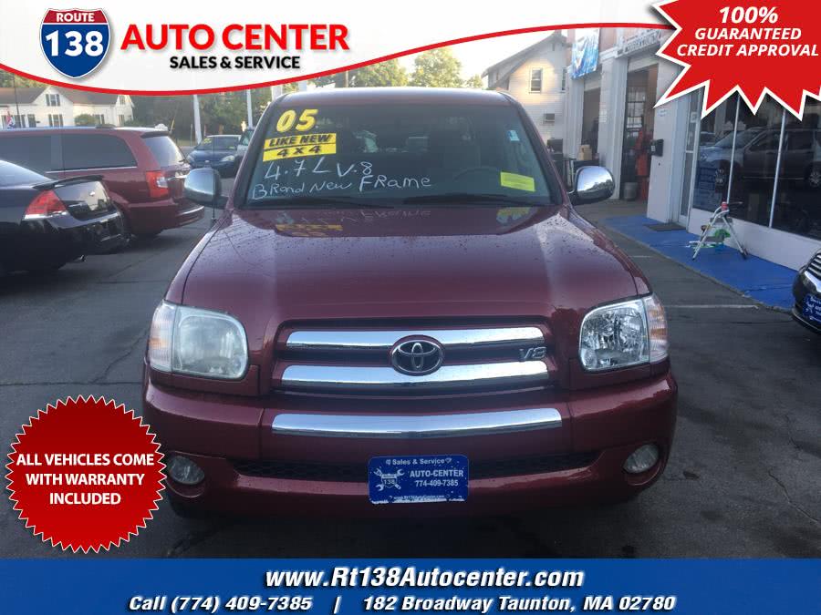 2005 Toyota Tundra DoubleCab V8 SR5 4WD (Natl), available for sale in Taunton, Massachusetts | Rt 138 Auto Center Inc . Taunton, Massachusetts