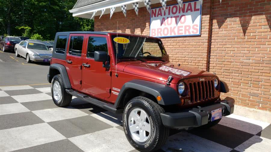 2010 Jeep Wrangler Unlimited Sport, available for sale in Waterbury, Connecticut | National Auto Brokers, Inc.. Waterbury, Connecticut