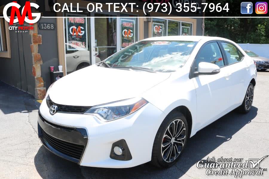 2015 Toyota Corolla S Premium, available for sale in Haskell, New Jersey | City Motor Group Inc.. Haskell, New Jersey
