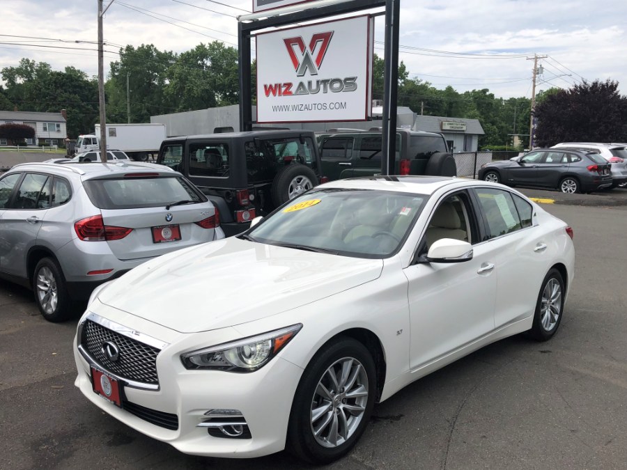 2014 Infiniti Q50 4dr Sdn Sport AWD, available for sale in Stratford, Connecticut | Wiz Leasing Inc. Stratford, Connecticut
