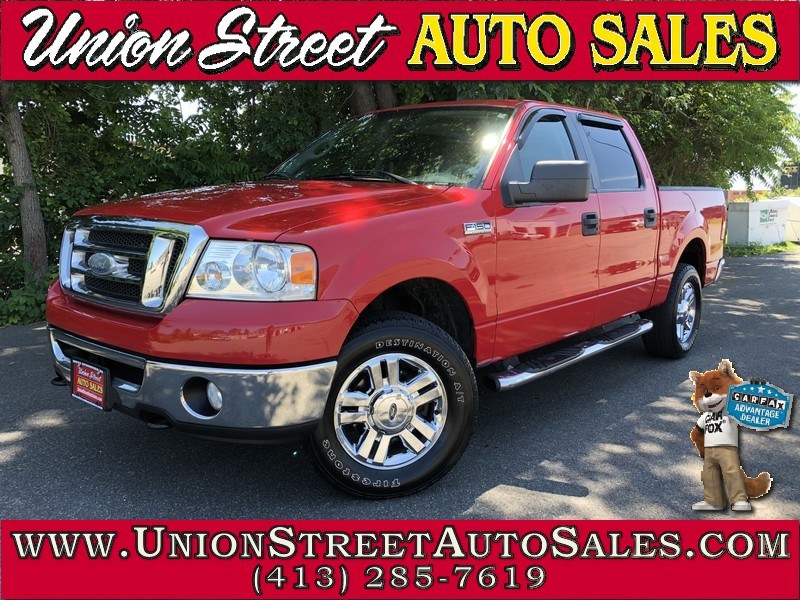 2008 Ford F-150 4WD SuperCrew 139" XLT, available for sale in West Springfield, Massachusetts | Union Street Auto Sales. West Springfield, Massachusetts