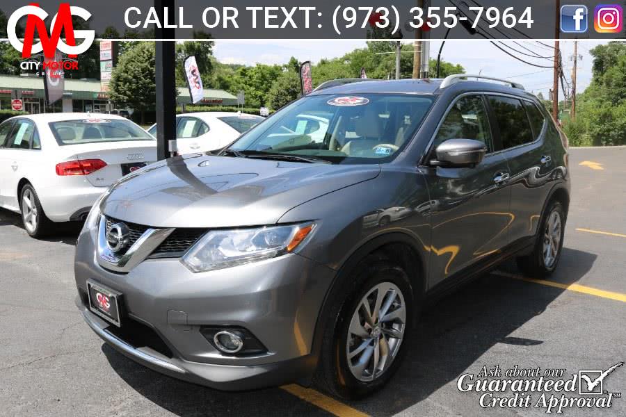 2014 Nissan Rogue SL, available for sale in Haskell, New Jersey | City Motor Group Inc.. Haskell, New Jersey