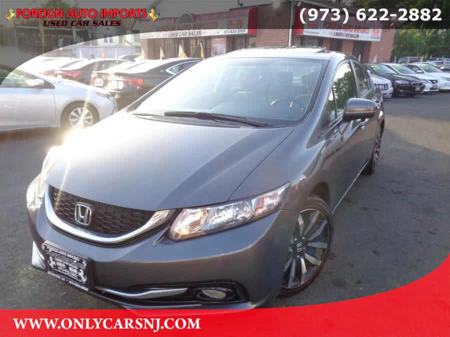 2015 Honda Civic Sedan 4dr CVT EX-L, available for sale in Irvington, New Jersey | Foreign Auto Imports. Irvington, New Jersey