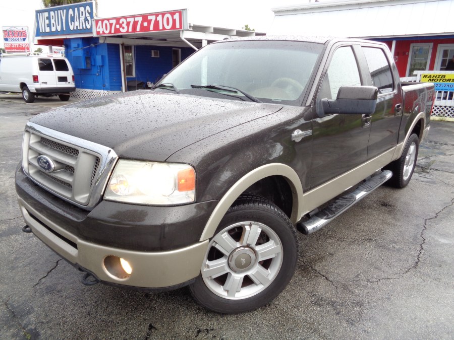 2007 Ford F-150 4WD SuperCrew 139" King Ranch, available for sale in Winter Park, Florida | Rahib Motors. Winter Park, Florida