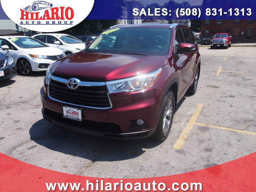2015 Toyota Highlander AWD 4dr V6 XLE (Natl), available for sale in Worcester, Massachusetts | Hilario's Auto Sales Inc.. Worcester, Massachusetts