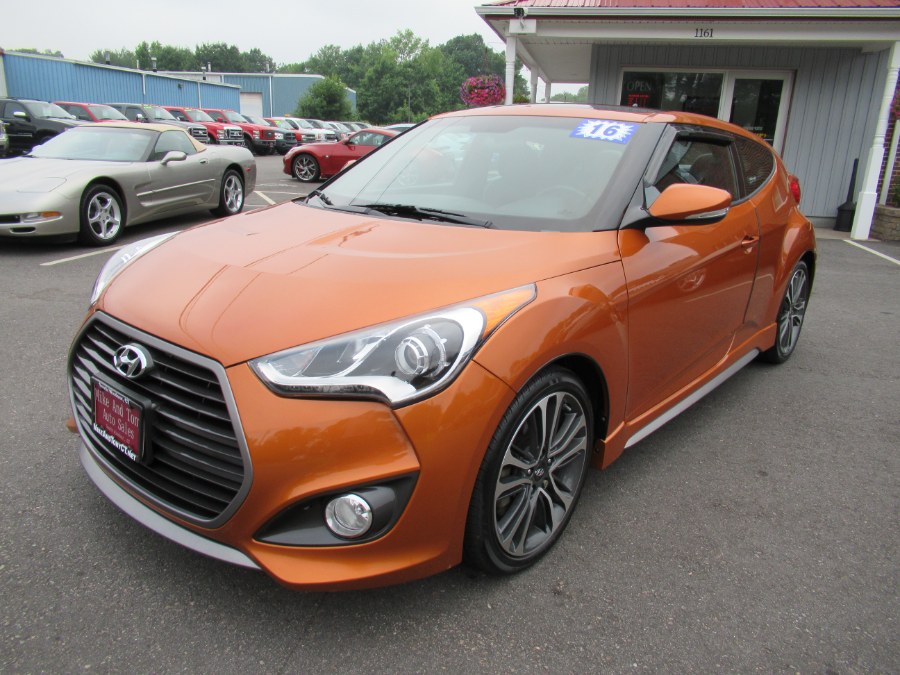 2016 Hyundai Veloster 3dr Cpe Man Turbo, available for sale in South Windsor, Connecticut | Mike And Tony Auto Sales, Inc. South Windsor, Connecticut