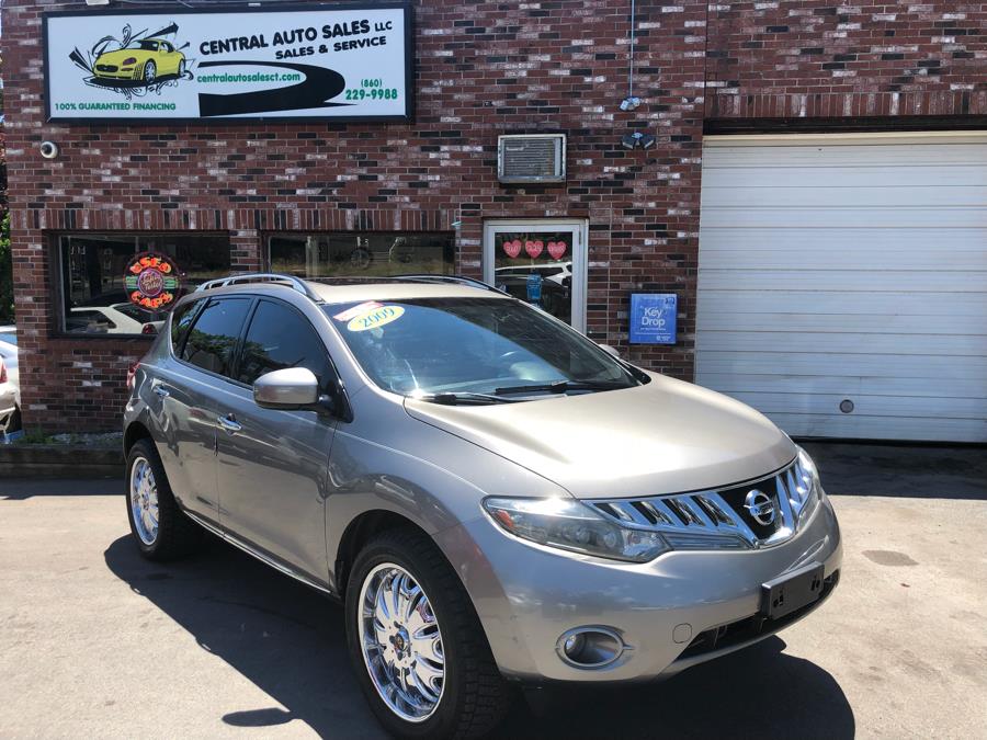 2009 Nissan Murano AWD 4dr S, available for sale in New Britain, Connecticut | Central Auto Sales & Service. New Britain, Connecticut