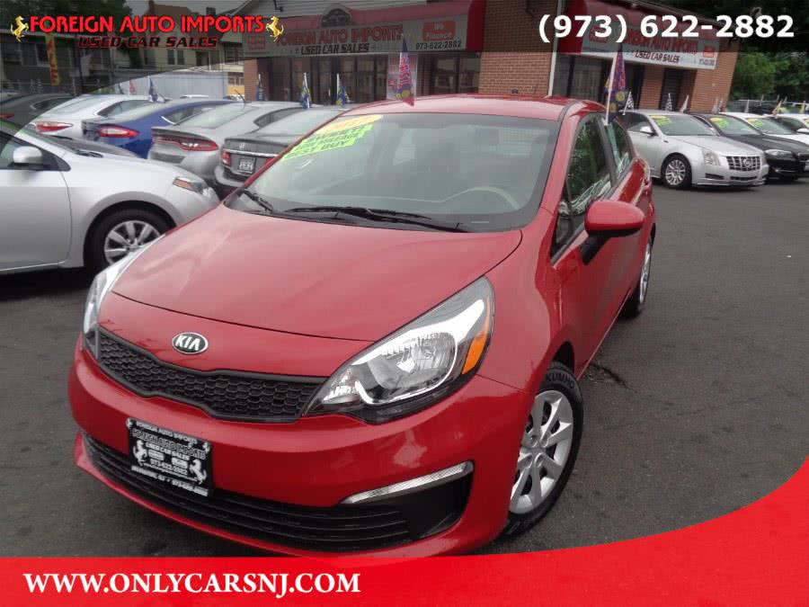 2017 Kia Rio LX Auto, available for sale in Irvington, New Jersey | Foreign Auto Imports. Irvington, New Jersey