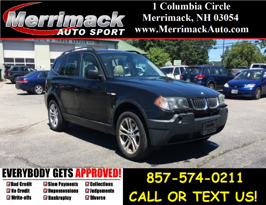 2005 BMW X3 X3 4dr AWD 3.0i, available for sale in Merrimack, New Hampshire | Merrimack Autosport. Merrimack, New Hampshire