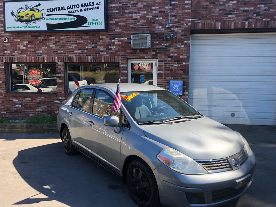 2008 Nissan Versa 4dr Sdn I4 Auto 1.8 S, available for sale in New Britain, Connecticut | Central Auto Sales & Service. New Britain, Connecticut