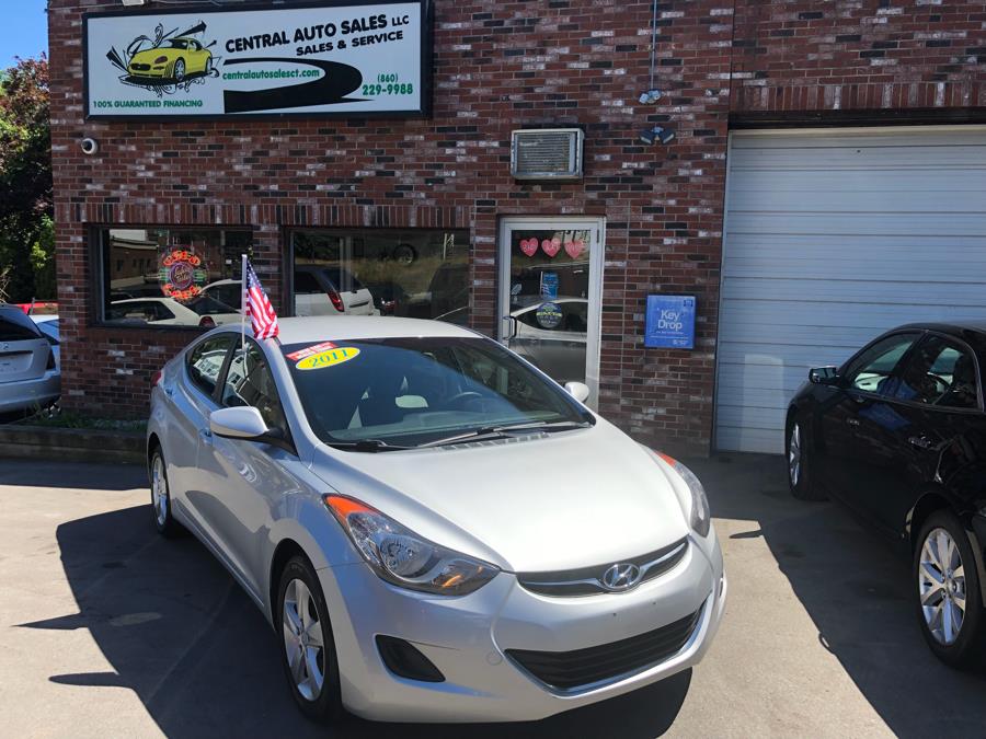2011 Hyundai Elantra 4dr Sdn Auto GLS (Ulsan Plant), available for sale in New Britain, Connecticut | Central Auto Sales & Service. New Britain, Connecticut