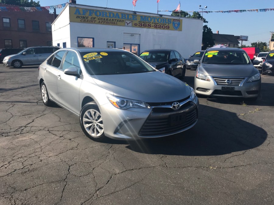 2015 Toyota Camry 4dr Sdn I4 Auto LE (Natl), available for sale in Bridgeport, Connecticut | Affordable Motors Inc. Bridgeport, Connecticut