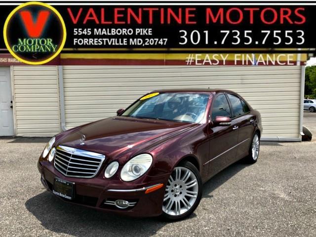 2007 Mercedes-benz E-class 3.5L, available for sale in Forestville, Maryland | Valentine Motor Company. Forestville, Maryland