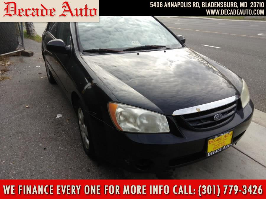 2006 Kia Spectra 4dr Sdn Manual, available for sale in Bladensburg, Maryland | Decade Auto. Bladensburg, Maryland