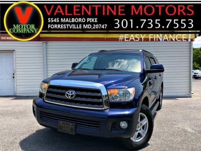 2008 Toyota Sequoia SR5, available for sale in Forestville, Maryland | Valentine Motor Company. Forestville, Maryland