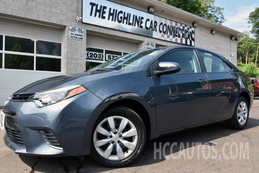 2015 Toyota Corolla 4dr Sdn CVT LE, available for sale in Waterbury, Connecticut | Highline Car Connection. Waterbury, Connecticut