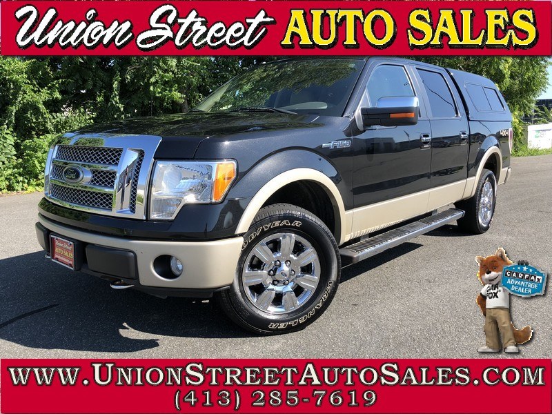 2010 Ford F-150 4WD SuperCrew 145" Lariat, available for sale in West Springfield, Massachusetts | Union Street Auto Sales. West Springfield, Massachusetts