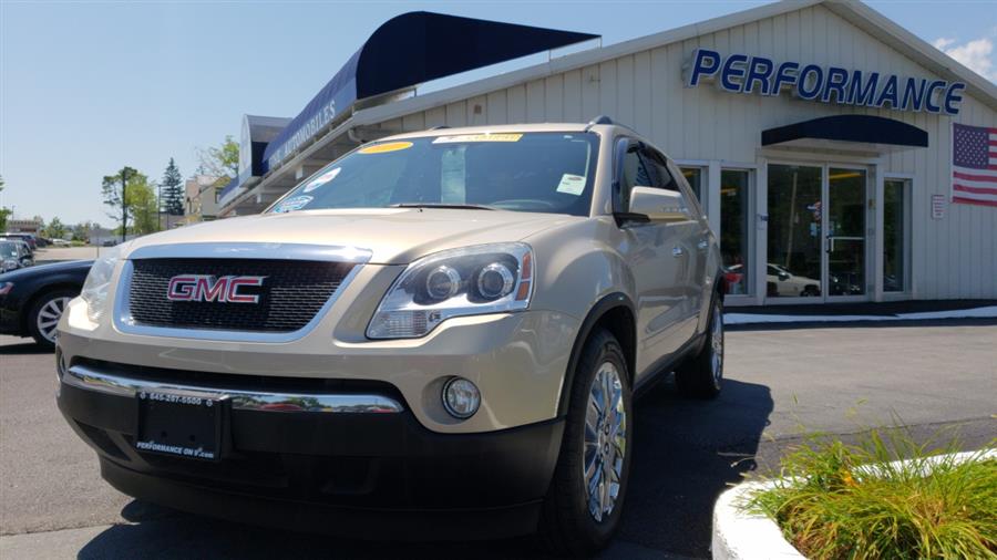 2010 GMC Acadia AWD 4dr SLT2, available for sale in Wappingers Falls, New York | Performance Motor Cars. Wappingers Falls, New York