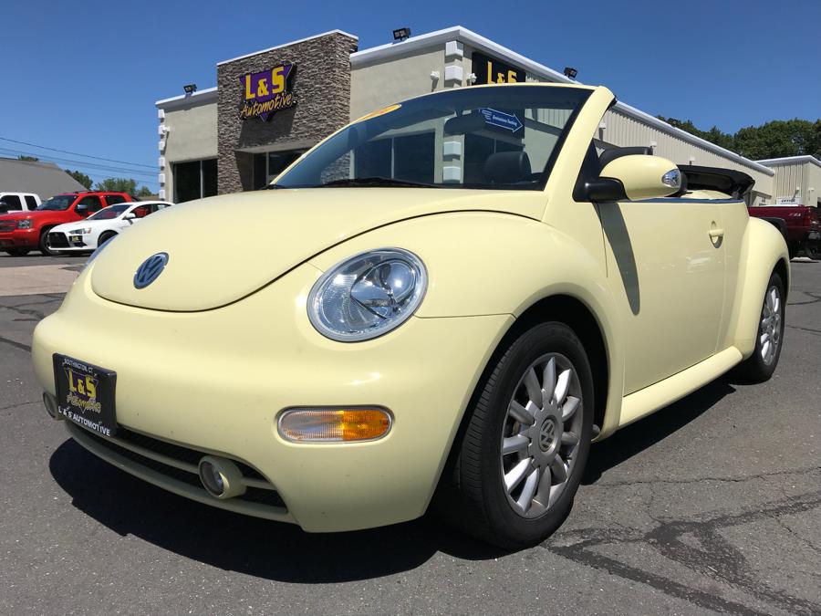 2004 Volkswagen New Beetle Convertible 2dr Convertible GLS Auto, available for sale in Plantsville, Connecticut | L&S Automotive LLC. Plantsville, Connecticut