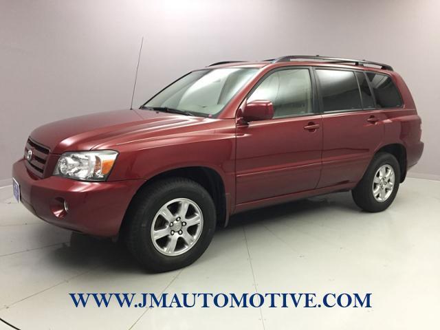 2006 Toyota Highlander 4dr V6 4WD w/3rd Row, available for sale in Naugatuck, Connecticut | J&M Automotive Sls&Svc LLC. Naugatuck, Connecticut