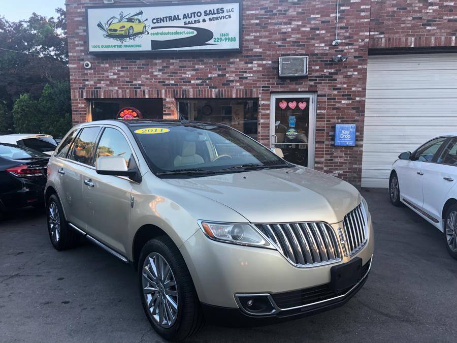 2011 Lincoln MKX AWD 4dr, available for sale in New Britain, Connecticut | Central Auto Sales & Service. New Britain, Connecticut