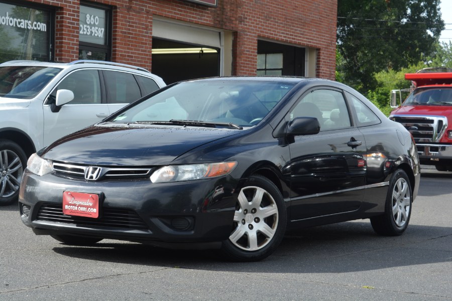 2007 Honda Civic Cpe 2dr AT LX, available for sale in ENFIELD, Connecticut | Longmeadow Motor Cars. ENFIELD, Connecticut