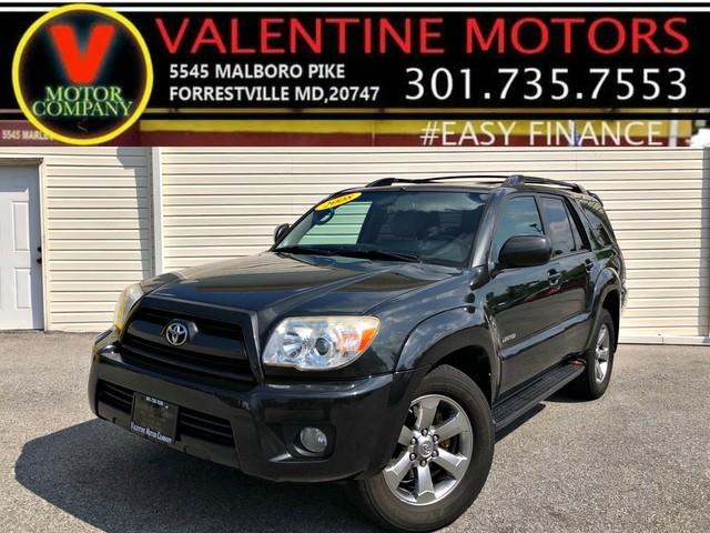 2008 Toyota 4runner Limited, available for sale in Forestville, Maryland | Valentine Motor Company. Forestville, Maryland