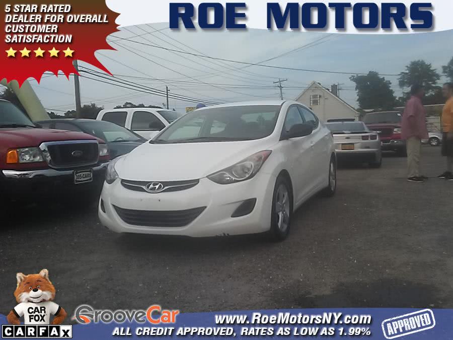 2013 Hyundai Elantra 4dr Sdn Auto GLS, available for sale in Shirley, New York | Roe Motors Ltd. Shirley, New York 2013 Hyundai Elantra 4dr Sdn Auto GLS, available for sale in Shirley, New York | Roe Motors Ltd. Shirley, New York