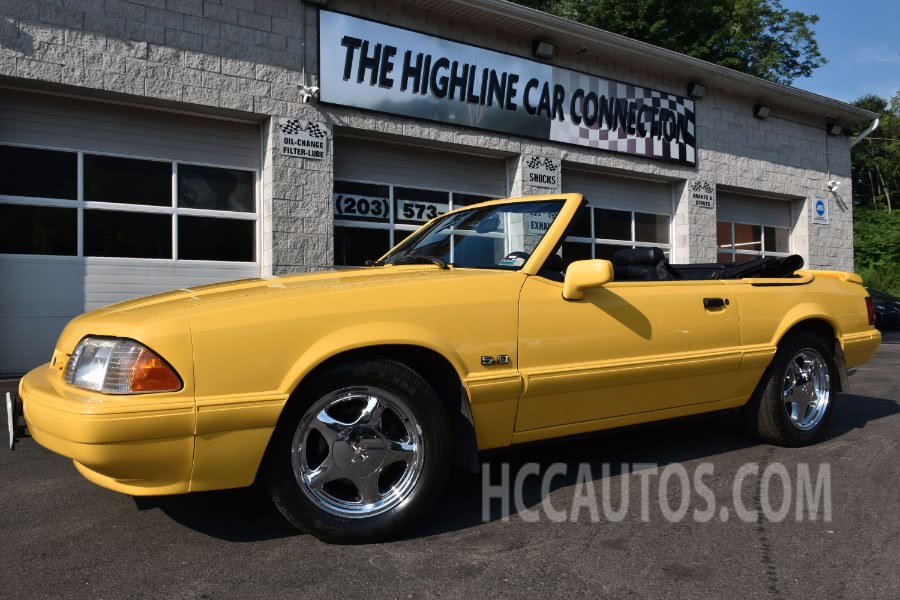 1993 Ford Mustang 2dr Convertible LX 5.0L, available for sale in Waterbury, Connecticut | Highline Car Connection. Waterbury, Connecticut
