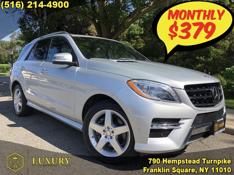 2015 Mercedes-Benz M-Class 4MATIC 4dr ML400, available for sale in Franklin Square, New York | Luxury Motor Club. Franklin Square, New York