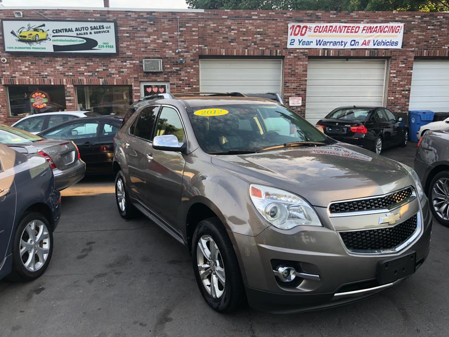 2012 Chevrolet Equinox AWD 4dr LTZ, available for sale in New Britain, Connecticut | Central Auto Sales & Service. New Britain, Connecticut