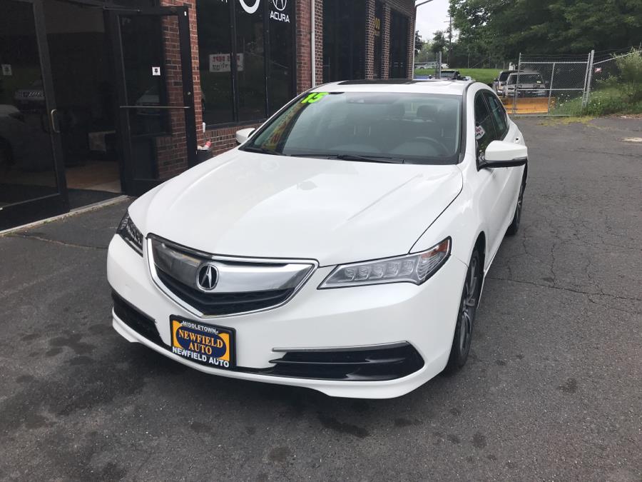 2015 Acura TLX 4dr Sdn FWD V6 Tech, available for sale in Middletown, Connecticut | Newfield Auto Sales. Middletown, Connecticut