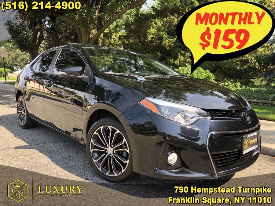 2016 Toyota Corolla 4dr Sdn CVT S w/Special Edition Pkg (Natl), available for sale in Franklin Square, New York | Luxury Motor Club. Franklin Square, New York