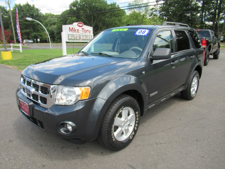 2008 Ford Escape 4WD 4dr V6 Auto XLT, available for sale in South Windsor, Connecticut | Mike And Tony Auto Sales, Inc. South Windsor, Connecticut