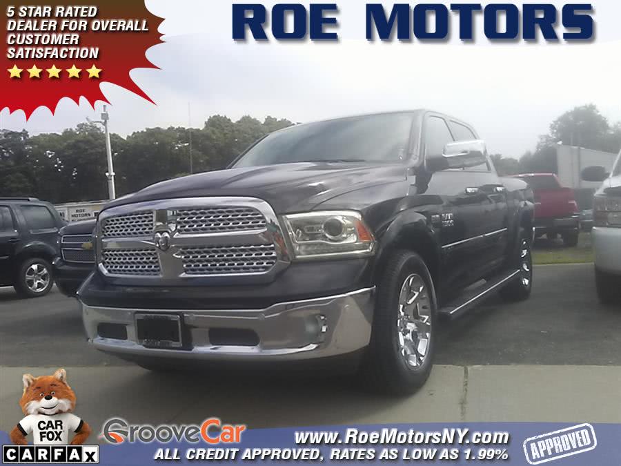 2015 Ram 1500 4WD Crew Cab 140.5" Laramie, available for sale in Shirley, New York | Roe Motors Ltd. Shirley, New York
