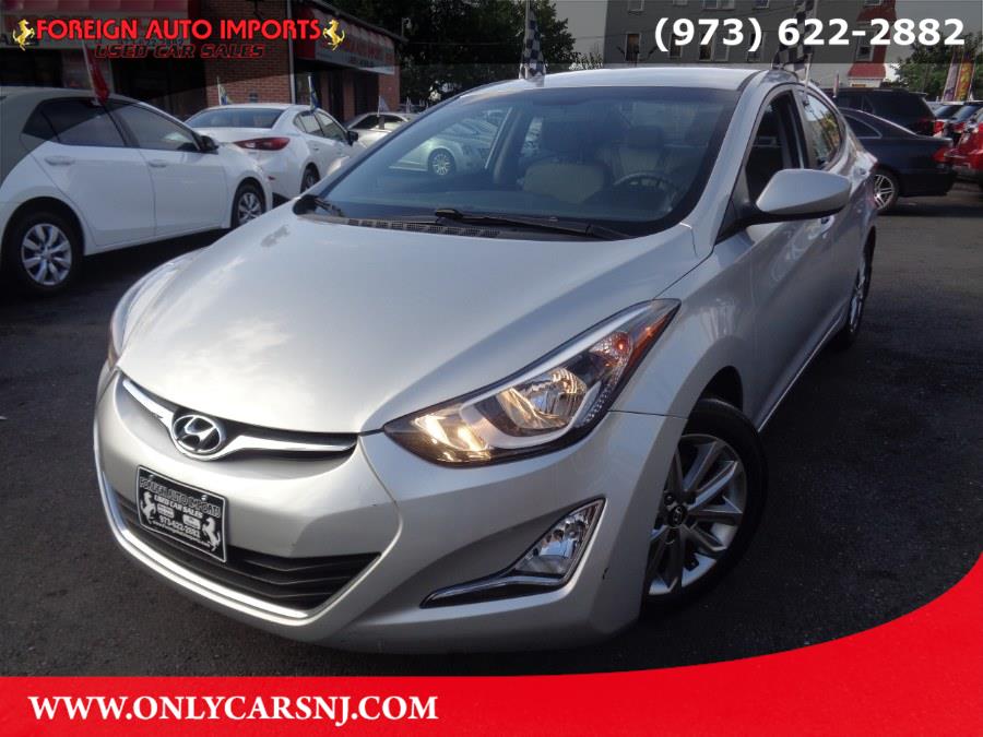 2015 Hyundai Elantra 4dr Sdn Auto SE (Ulsan Plant), available for sale in Irvington, New Jersey | Foreign Auto Imports. Irvington, New Jersey