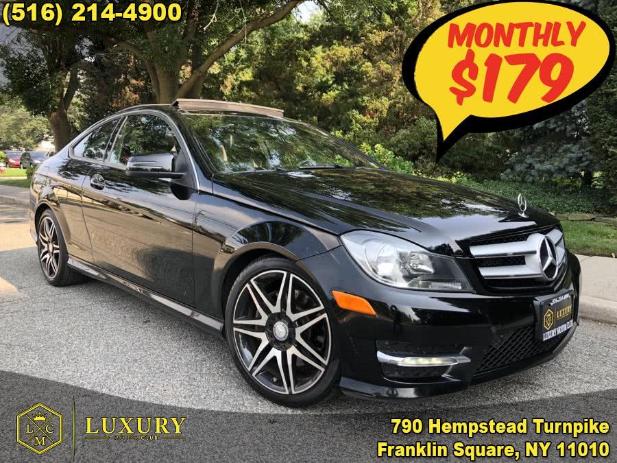 2013 Mercedes-Benz C-Class 2dr Cpe C350 4MATIC, available for sale in Franklin Square, New York | Luxury Motor Club. Franklin Square, New York