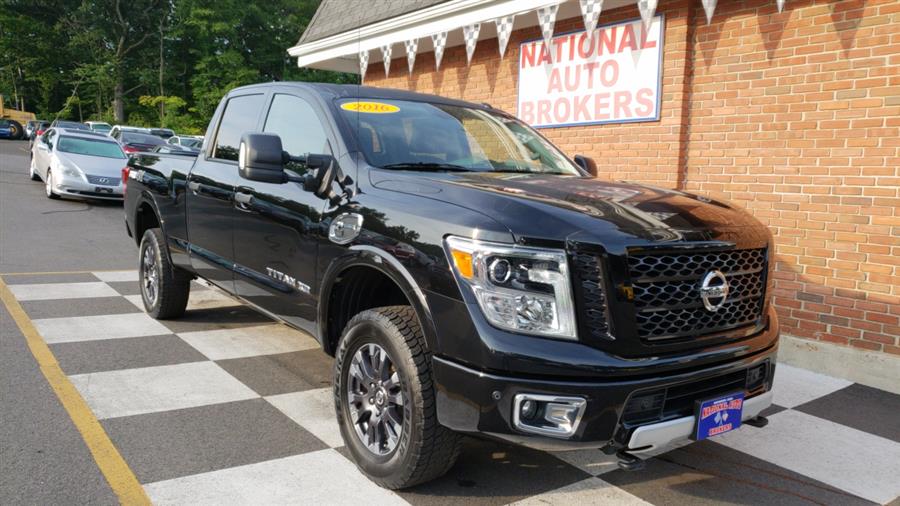 2016 Nissan Titan XD 4WD Crew Cab PRO-4X Diesel, available for sale in Waterbury, Connecticut | National Auto Brokers, Inc.. Waterbury, Connecticut