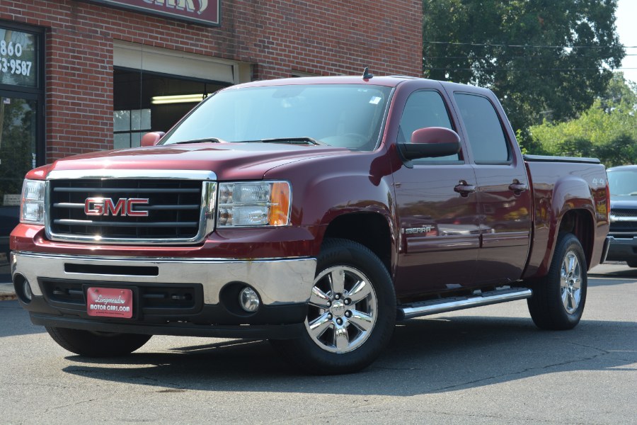 2009 GMC Sierra 1500 4WD Crew Cab 143.5" SLT, available for sale in ENFIELD, Connecticut | Longmeadow Motor Cars. ENFIELD, Connecticut