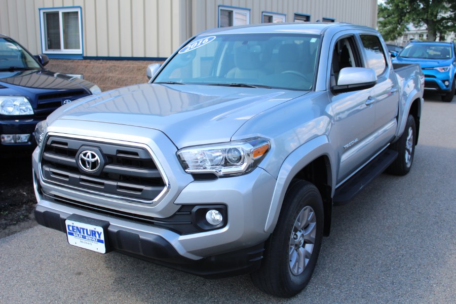 2016 Toyota Tacoma 4WD Double Cab V6 AT SR5 (Natl), available for sale in East Windsor, Connecticut | Century Auto And Truck. East Windsor, Connecticut