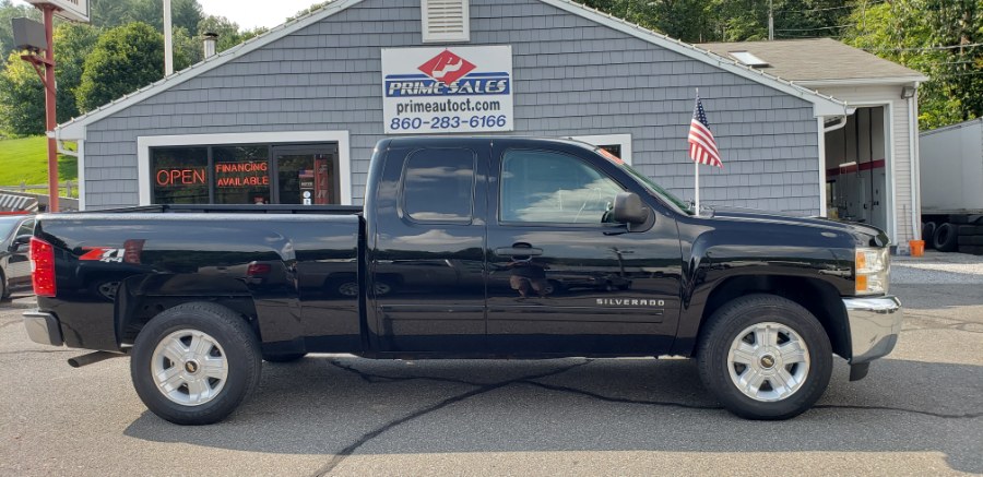 2012 Chevrolet Silverado 1500 4WD Ext Cab 143.5" LT, available for sale in Thomaston, CT