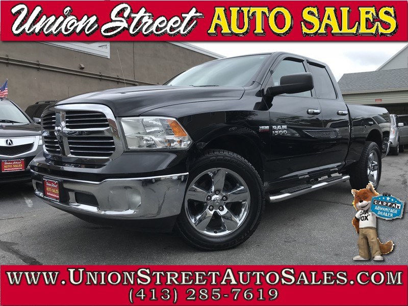 2014 Ram 1500 4WD Quad Cab 140.5" Big Horn, available for sale in West Springfield, Massachusetts | Union Street Auto Sales. West Springfield, Massachusetts