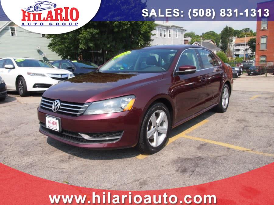 2013 Volkswagen Passat 4dr Sdn 2.5L Auto SE w/Sunroof PZEV, available for sale in Worcester, Massachusetts | Hilario's Auto Sales Inc.. Worcester, Massachusetts