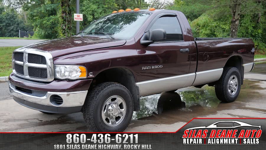 2005 Dodge Ram 2500 2dr Reg Cab 140.5" WB 4WD SLT, available for sale in Rocky Hill , Connecticut | Silas Deane Auto LLC. Rocky Hill , Connecticut