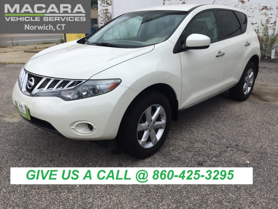 2010 Nissan Murano AWD 4dr S, available for sale in Norwich, Connecticut | MACARA Vehicle Services, Inc. Norwich, Connecticut