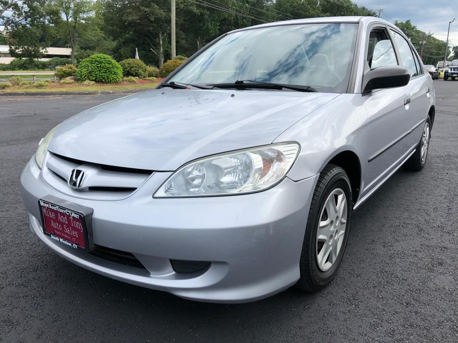 2005 Honda Civic Sdn VP AT, available for sale in South Windsor, Connecticut | Mike And Tony Auto Sales, Inc. South Windsor, Connecticut