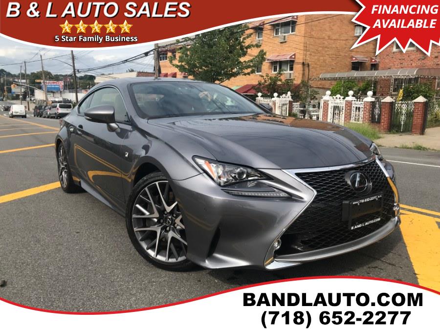 2015 Lexus RC 350 F Sport 2dr Cpe RWD, available for sale in Bronx, New York | B & L Auto Sales LLC. Bronx, New York