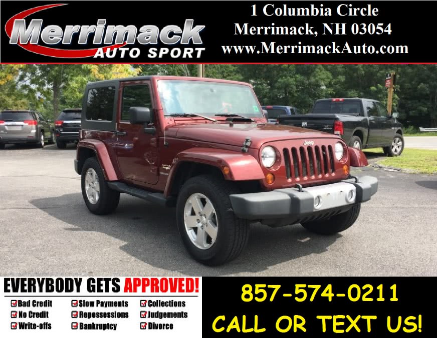 2008 Jeep Wrangler 4WD 2dr Sahara, available for sale in Merrimack, New Hampshire | Merrimack Autosport. Merrimack, New Hampshire